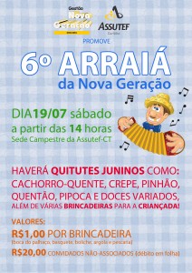 6 arraia da nova geracao
